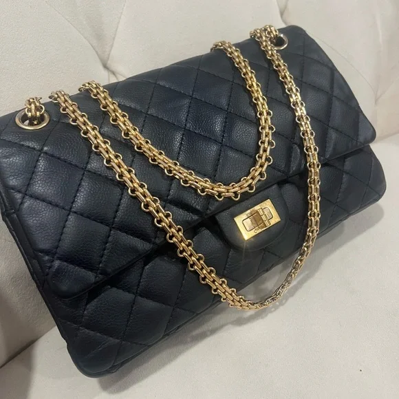 Chanel Double Flap Calfskin Reissue 2.55 Medium Bag - Picture 2 of 12